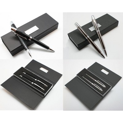 Executive Metal Ballpoint Pen & Pencil Set