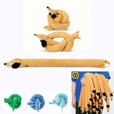 Long Realistic Dachshund Animal Plush Toy