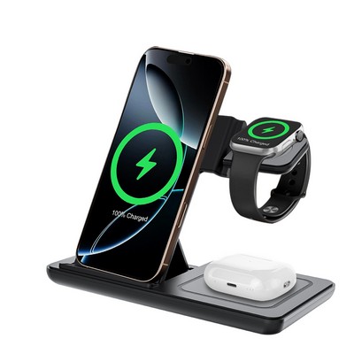 3-1 Foldable Wireless Charger *Fast Charge 15W*