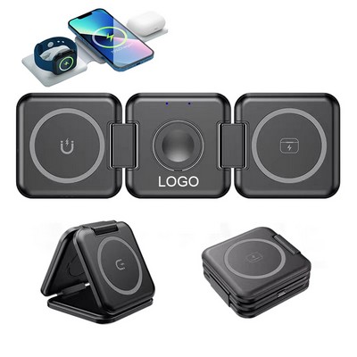 3-in-1 Foldable Wireless Charger Station