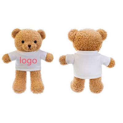 30 Cm Plush Teddy Bear with T-Shirt